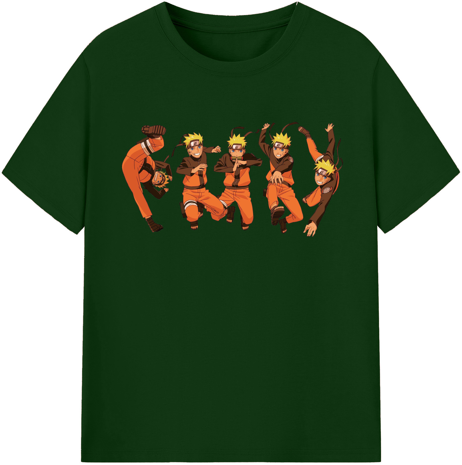 （画像用） NARUTO -ナルト- うずまき ナルト Uzumaki Naruto 綿100％半袖Tシャツ（フロントプリント）